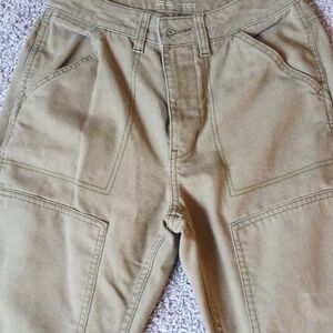 REI Cooperative Cargo Green straight leg jeans